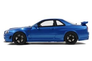 Nissan Skyline GT-R R34 NISMO Z-Tune Bayside Blue Otto 1:12 G082 Resin - image 4 of 4