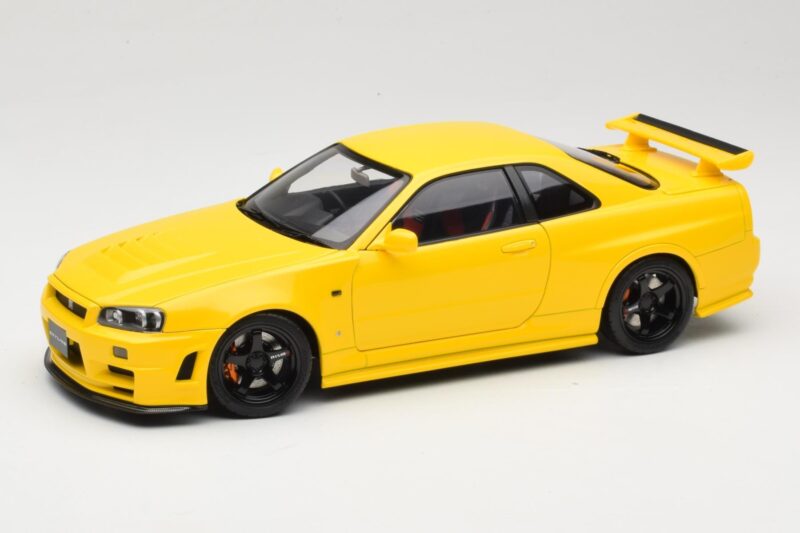 Nissan Skyline GT-R R34 Customized Version Yellow MotorHelix 1:18 Nissan Skyline GT-R R34 Customized Version Yellow MotorHelix 1:18 M83412 Diecast