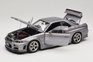 Nissan Skyline GT-R R34 Nismo S-Tune Silver AUTOart 1:18 77358 Diecast - image 2 of 8