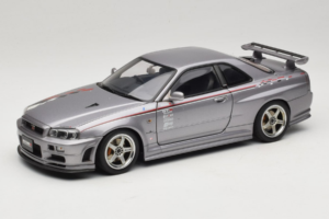 Nissan Skyline GT-R R34 Nismo S-Tune Silver AUTOart 1:18 77358 Diecast