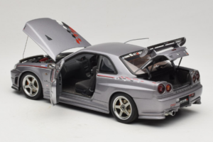 Nissan Skyline GT-R R34 Nismo S-Tune Silver AUTOart 1:18 77358 Diecast - image 5 of 8