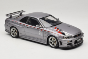 Nissan Skyline GT-R R34 Nismo S-Tune Silver AUTOart 1:18 77358 Diecast - image 6 of 8
