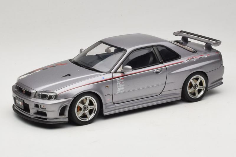 Nissan Skyline GT-R R34 Nismo S-Tune Silver AUTOart 1:18 Nissan Skyline GT-R R34 Nismo S-Tune Silver AUTOart 1:18 77358 Diecast