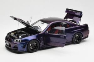 Nissan Skyline GT-R R34 NISMO Z-Tune Midnight Purple III AUTOart 1:18 77464 Composite - image 2 of 8
