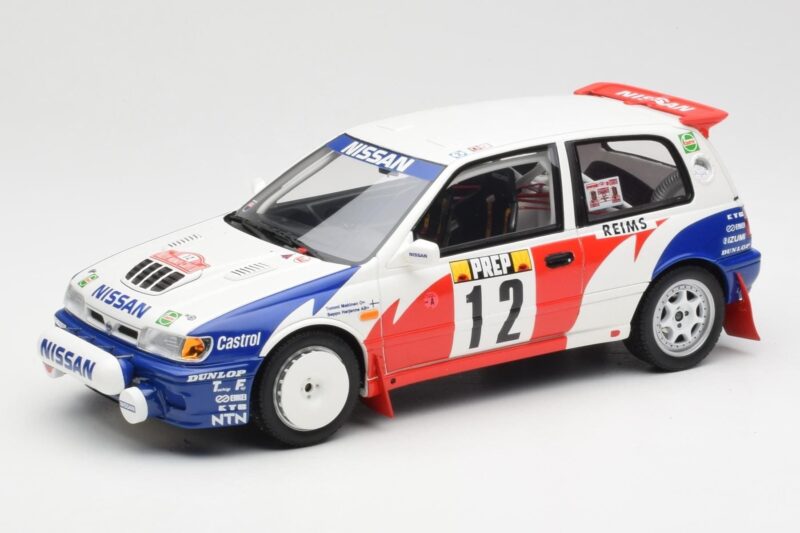 Nissan Sunny GTI-R T. Makinen / S. Harjanne Rally Monte Carlo 1992 Otto 1:18 Nissan Sunny GTI-R T. Makinen / S. Harjanne Rally Monte Carlo 1992 Otto 1:18 OT461 Resin