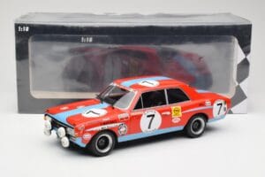 Opel Commodore A #7 N. Joossens / J. Marshall Steinmetz 24 Hours of Spa 1972 Minichamps 1:18 155724607 Diecast - image 6 of 6