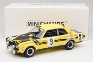 Opel Commodore A Steinmetz #9 J. Haxhe / P. Toussaint 24 Hours of Spa 1970 Minichamps 1:18 107704609 Diecast - image 6 of 6