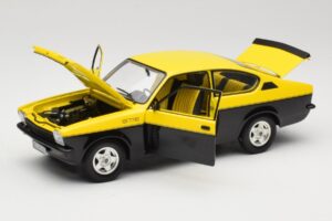 Opel Kadett C GT/E Yellow & Black Minichamps 1:18 180045521 Diecast - image 2 of 8
