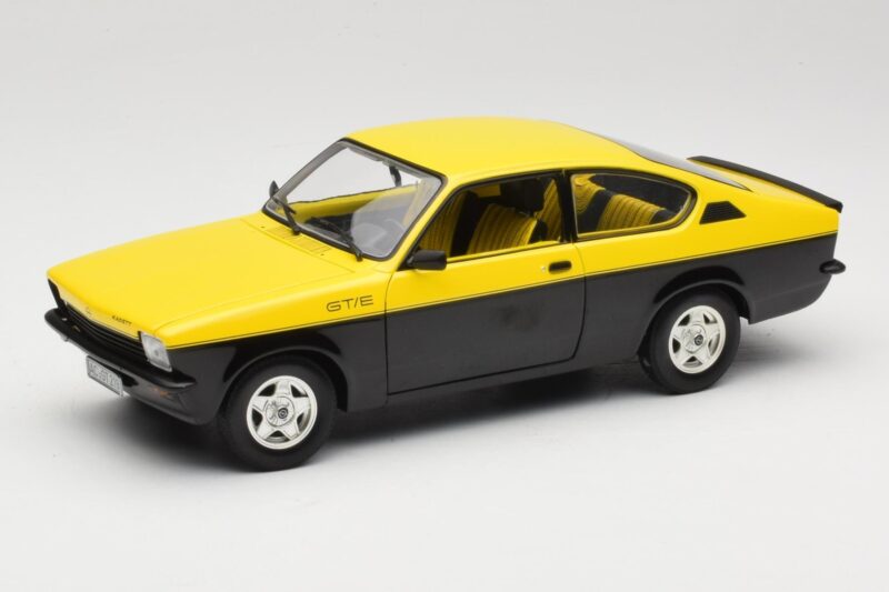 Opel Kadett C GT/E Yellow & Black Minichamps 1:18 180045521 Diecast