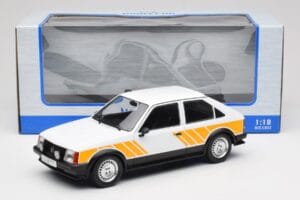 Opel Kadett D SR White with Yellow Decor MCG 1:18 MCG18534 Diecast - image 6 of 6