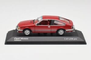 Opel Monza A Red Minichamps 1:43 400045121 Diecast