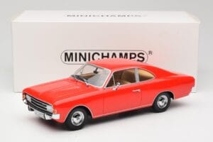 Opel Rekord C Coupe Red Minichamps 1:18 107047020 Resin - image 6 of 6