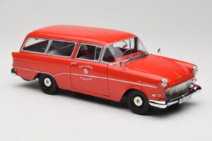 Opel Rekord P1 Caravan Feuerwehr Neuenkirchen Minichamps 1:18 180043291 Diecast - image 6 of 8