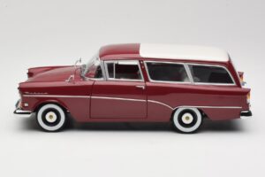 Opel Rekord P1 Caravan Red Minichamps 1:18 180043211 Diecast - image 4 of 8