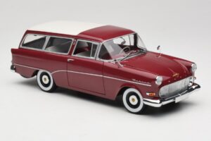 Opel Rekord P1 Caravan Red Minichamps 1:18 180043211 Diecast - image 6 of 8