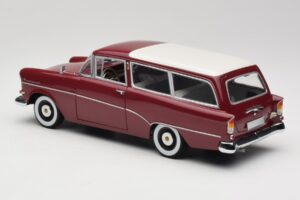 Opel Rekord P1 Caravan Red Minichamps 1:18 180043211 Diecast - image 7 of 8