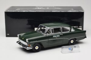 Opel Rekord P1 Polizei Minichamps 1:18 180043290 Diecast - image 8 of 8