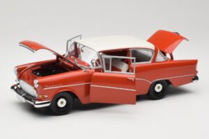 Opel Rekord P1 Red Minichamps 1:18 180043201 Diecast - image 2 of 8