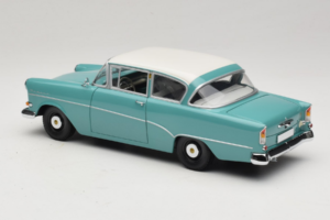Opel Rekord P1 Turquoise Blue Minichamps 1:18 180043200 Diecast - image 7 of 8