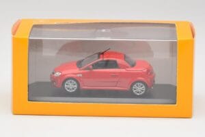Opel Tigra TwinTop Magma Red Minichamps 1:43 B24910027T Diecast - image 4 of 4