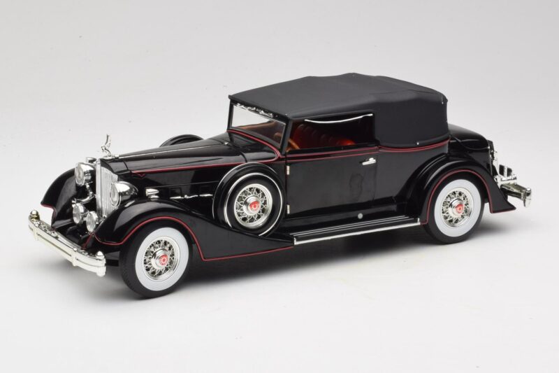 Packard Convertible Black Anson 1:18 30397 Diecast