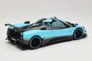 Pagani Zonda Uno Carbon Light Blue Almost Real 1:18 850630001 Diecast - image 3 of 8