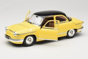Panhard PL17 Yellow Solido 1:18 8173 Diecast - image 2 of 8