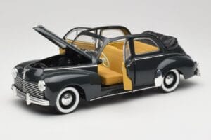 Peugeot 203 Cabriolet Black Solido 1:18 8156 Diecast - image 2 of 8