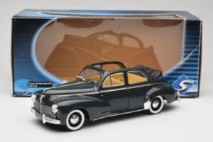 Peugeot 203 Cabriolet Black Solido 1:18 8156 Diecast - image 8 of 8