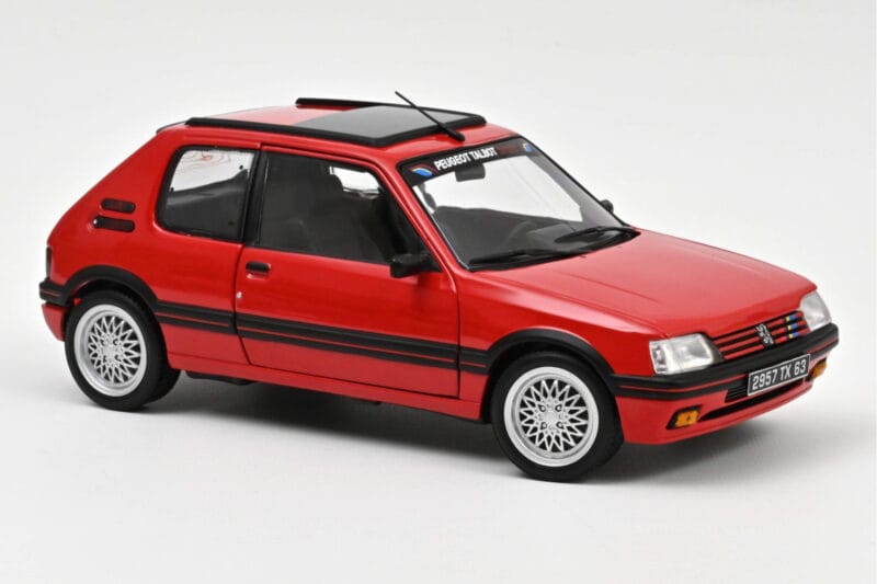 Peugeot 205 GTi 1.9 PTS Deco Vallelunga Red Norev 1:18 184846 Diecast