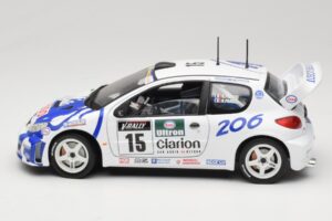 Peugeot 206 WRC #15 G. Panizzi / H. Panizzi WRC 1999 Solido 1:18 9016 Diecast - image 4 of 8