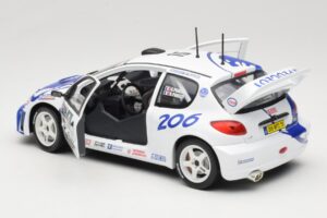 Peugeot 206 WRC #15 G. Panizzi / H. Panizzi WRC 1999 Solido 1:18 9016 Diecast - image 5 of 8
