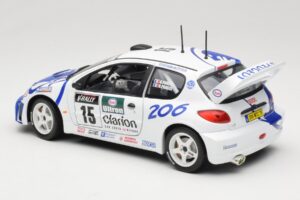 Peugeot 206 WRC #15 G. Panizzi / H. Panizzi WRC 1999 Solido 1:18 9016 Diecast - image 7 of 8