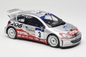 Peugeot 206 WRC #3 G. Panizzi / H. Panizzi Rally Tour de Corse 2002 Otto 1:18 OT1085 Resin - image 4 of 6