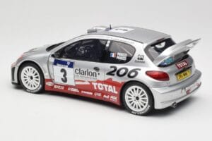 Peugeot 206 WRC #3 G. Panizzi / H. Panizzi Rally Tour de Corse 2002 Otto 1:18 OT1085 Resin - image 5 of 6
