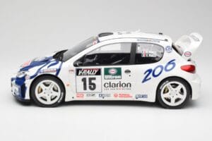 Peugeot 206 WRC G. Panizzi / H. Panizzi Tour de Corse 1999 Otto 1:12 G081 Resin - image 3 of 6