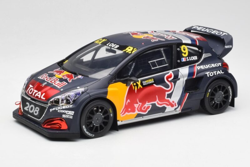 Peugeot 208 WRX #9 S. Loeb World RX of Belgium 2018 Otto 1:18 Peugeot 208 WRX #9 S. Loeb World RX of Belgium 2018 Otto 1:18 OT455 Resin