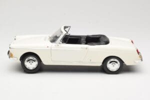 Peugeot 404 Cabriolet White Norev 1:18 184746 Diecast - image 4 of 8