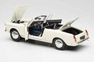 Peugeot 404 Cabriolet White Norev 1:18 184746 Diecast - image 5 of 8