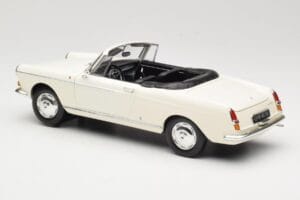 Peugeot 404 Cabriolet White Norev 1:18 184746 Diecast - image 7 of 8