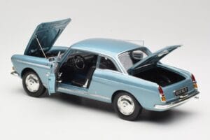 Peugeot 404 Coupe Blue Norev 1:18 184745 Diecast - image 5 of 8
