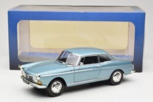 Peugeot 404 Coupe Blue Norev 1:18 184745 Diecast - image 8 of 8