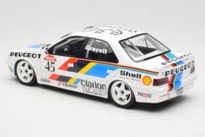 Peugeot 405 Mi16 #45 Team Peugeot Talbot Sport R. Gravett BTCC 1992 Otto 1:18 OT1141 Resin - image 5 of 6