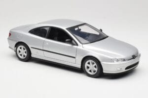 Peugeot 406 Coupe Silver Gate 1:18 01024 Diecast - image 6 of 8