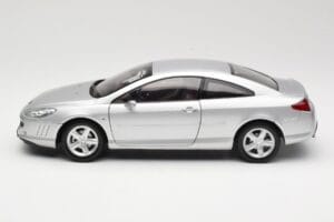 Peugeot 407 Coupe Silver Norev 1:18 184747 Diecast - image 4 of 8