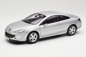 Peugeot 407 Coupe Silver Norev 1:18 184747 Diecast