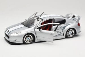 Peugeot 407 Racing Silver Solido 1:18 90642 Diecast - image 2 of 8