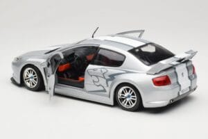 Peugeot 407 Racing Silver Solido 1:18 90642 Diecast - image 5 of 8