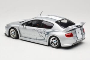 Peugeot 407 Racing Silver Solido 1:18 90642 Diecast - image 7 of 8