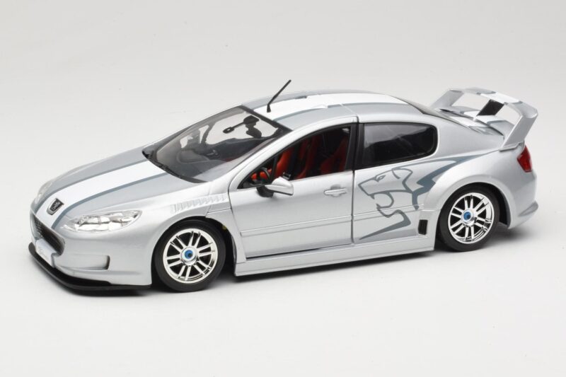 Peugeot 407 Racing Silver Solido 1:18 90642 Diecast